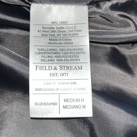 Field and‎ Stream Puffer Vest Men’s Sz L Red Fishing Hiking Camping Gorpcore EUC - Picture 8 of 9